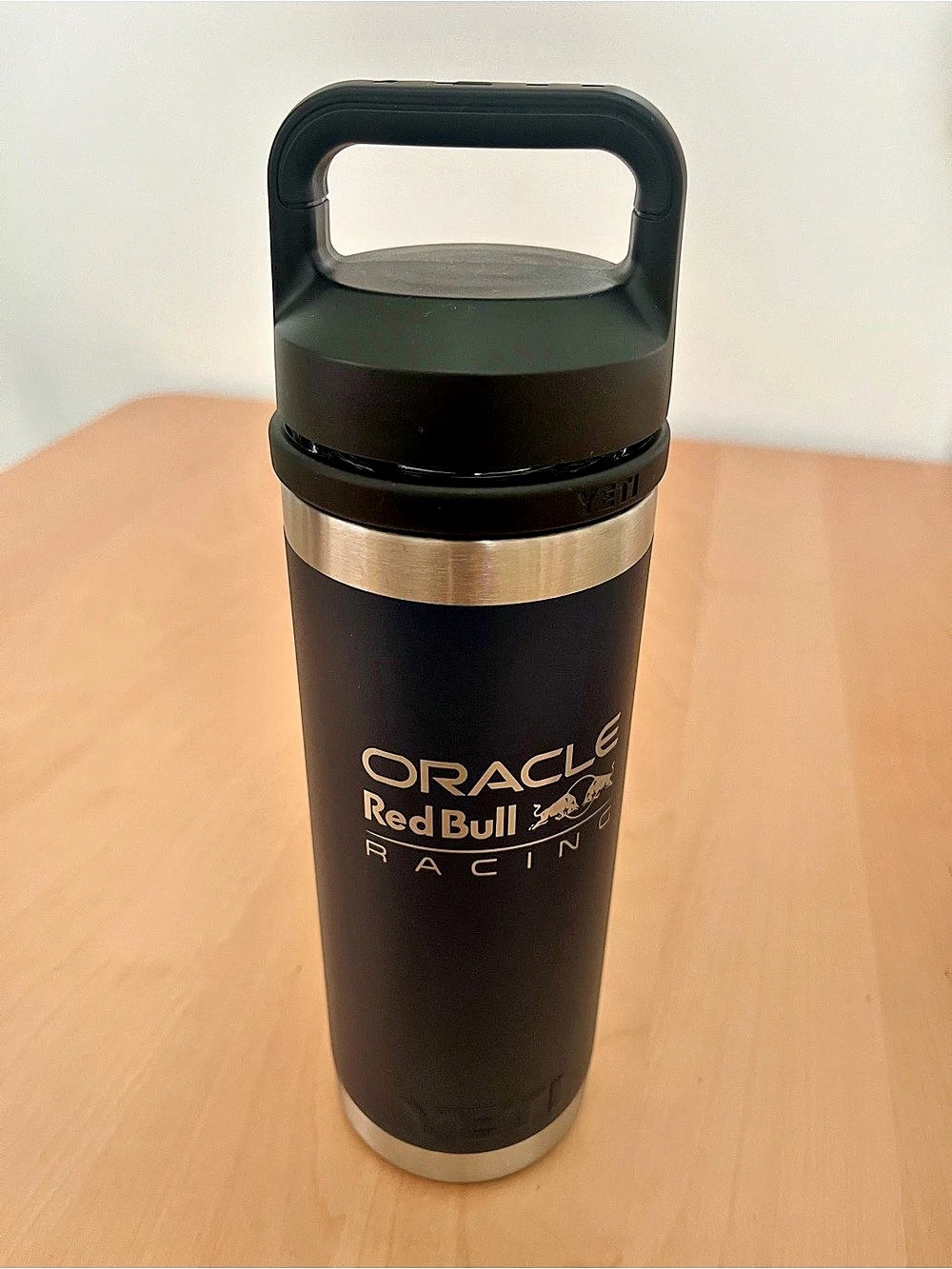 YETI Rambler 18oz Bottle with Chug Cap Oracle Red Bull Racing Edition Black